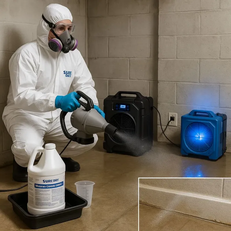 Sanitization and Odor Removal process in Clute, TX