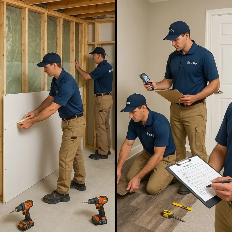 Repairs and Reconstruction process in Clute, TX