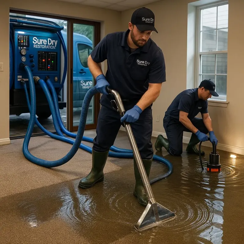 Water Extraction and Removal process in Clute, TX